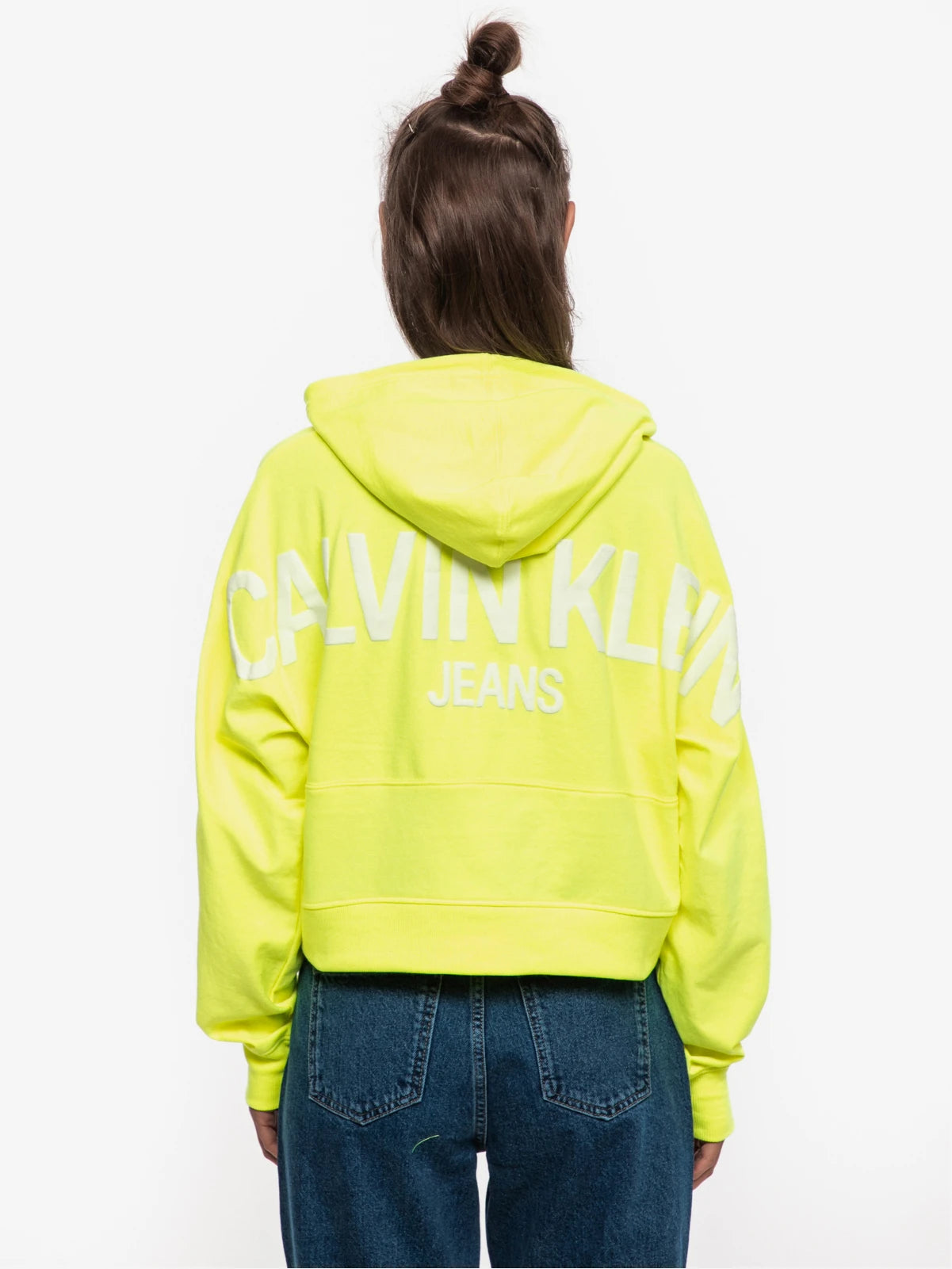 Felpa giallo fluo Calvin Klein